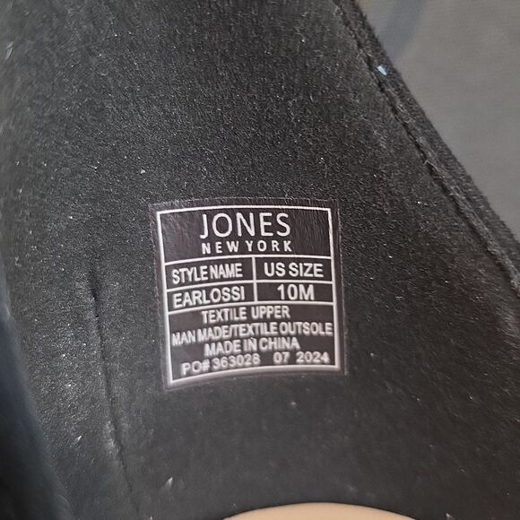 BRAND NEW JONES NEW YORK ANKLE STRAP HEEL with SPARKLE BOW SANDAL - Picture 14 of 15